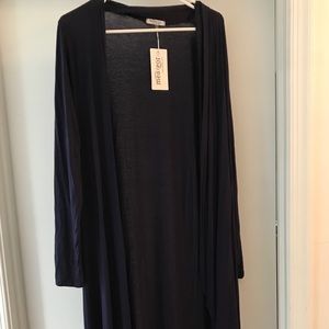 NWT navy duster